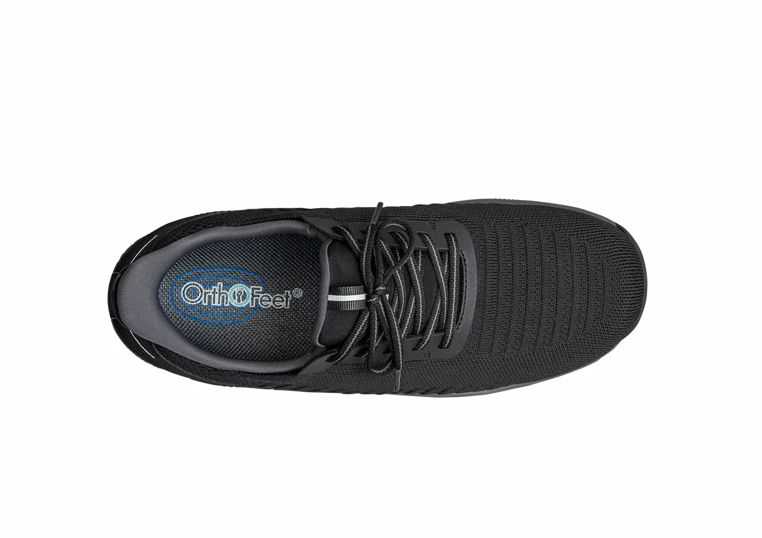 OrthoFeet Men's Yari Slip-On Black