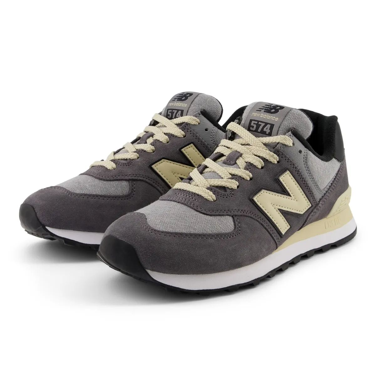 New online Balance 574 Rugged Black Magnet